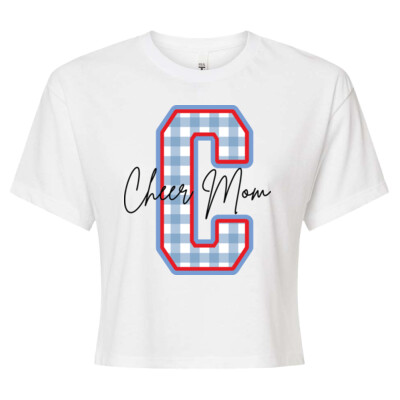 Next Level Crop Tee - Cheer Mom Thumbnail