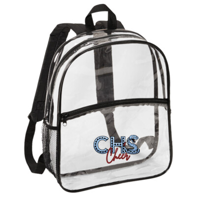 Clear Backpack - CHS Cheer printed decal Thumbnail